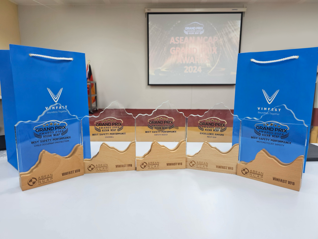 VINFAST VF 8 DOMINATES AT ASEAN NCAP GRAND PRIX AWARDS